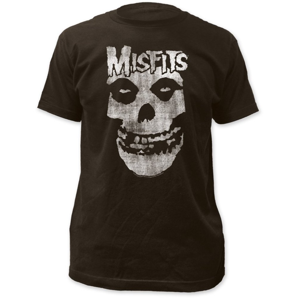 Misfits Distressed Skull Band T Shirt Small NWT